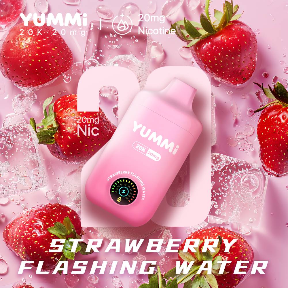 YUMMI-20K-STRAWBERRY-FLASHING-WATER